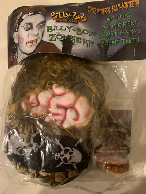 New Billy Bob Instant Zombie Costume Kit Adult One Size Fits Most
