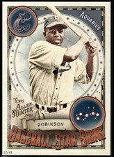 Jackie Robinson 2019 Allen and Ginter Baseball Star Signs 5x7 #BSS-36 22/49 Dodg