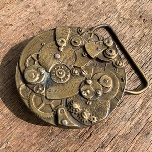 clock belt buckle
