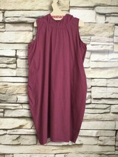 cocon.commerz PRIVATSACHEN VERGRÜNT Kleid aus PUPPELINE in weinrot Gr. 2