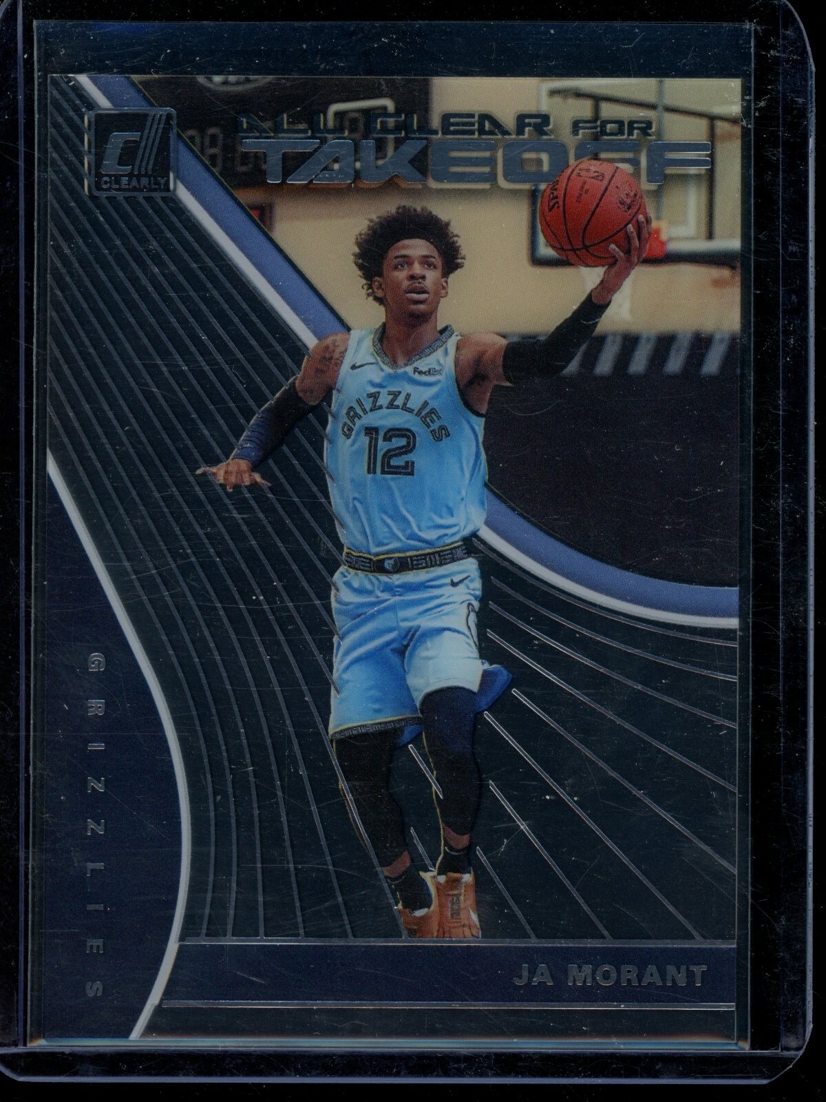 2019-20 Clearly Donruss Ja Morant All Clear For Takeoff RC #10