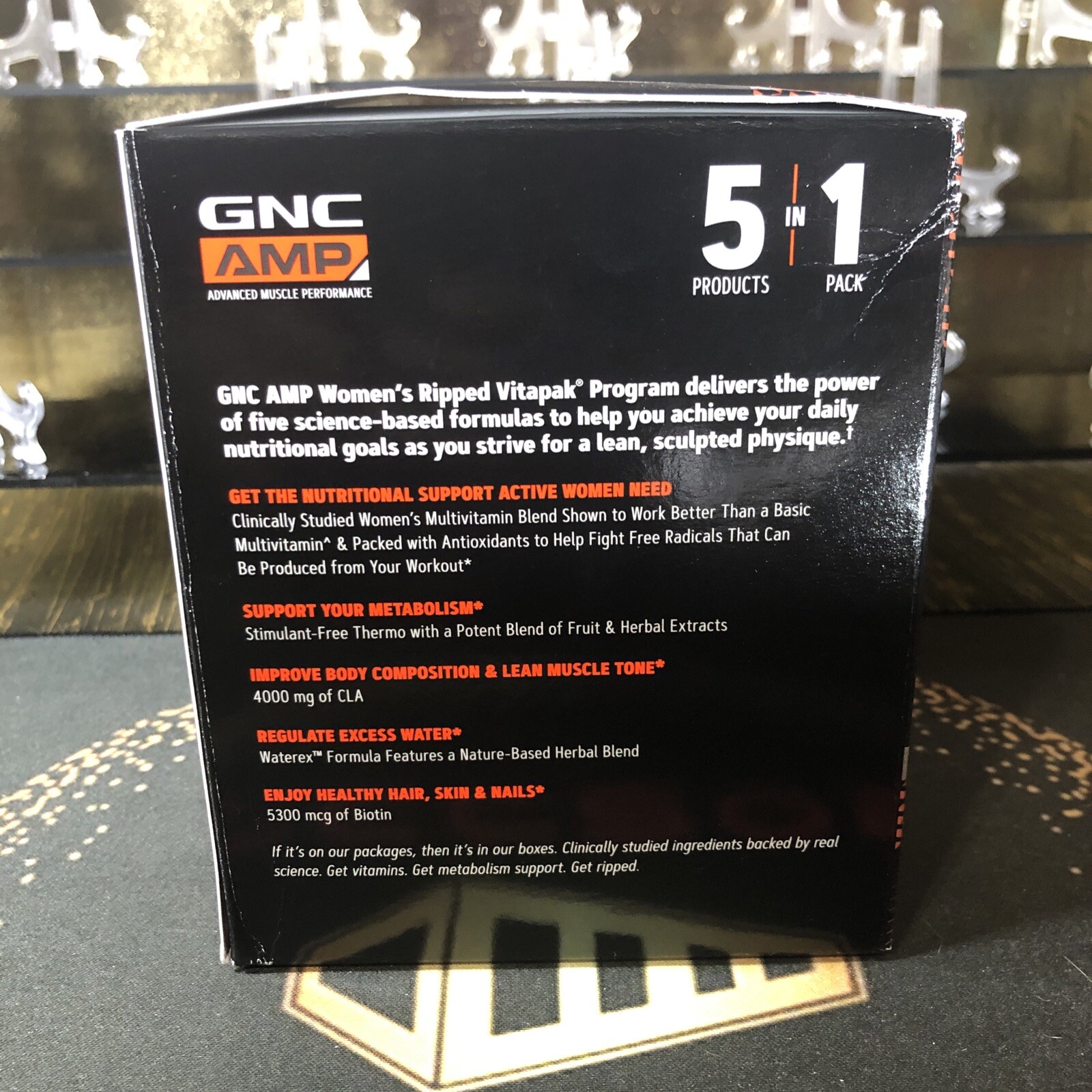 GNC AMP Women's Ripped Vitapak Program 