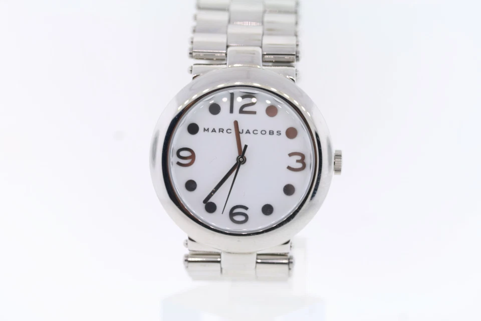 Donna Marc By Marc Jacobs MBM3012 Acciaio Inox Orologio Quadrante Bianco - Immagine 4 di 4