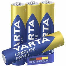 Varta 4903121354 Longlife AAA Batteries 4 pcs 1.5V 1200mAh Alkaline