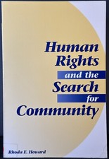Human Rights and the Search for Community by ...