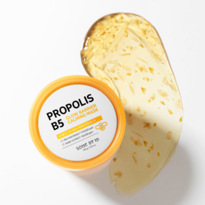 SOME BY MI PROPOLIS B5 GLOW BARRIER CALMING MASK 100g, Korean cosmetics, Kbeauty
