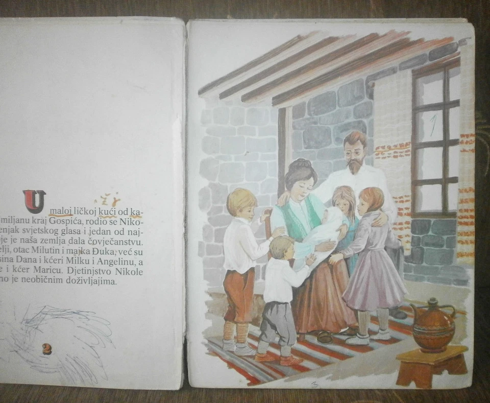 🔸TESLA - YOUNG TESLA - Childhood of young scientists by M.Karanovic 1977🔸 - Image 4 of 4