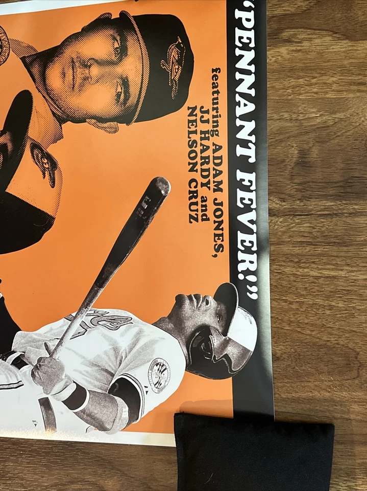 Baltimore Orioles "Pennant Fever" Coming FALL 2014 Topps Print No. 81/99 18x24 - Image 2 of 3