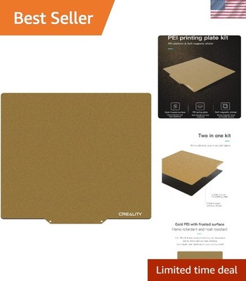 Creality Ender 5 Plus PEI Print Bed Kit, 3D Printer Parts Printing Plate Fros...