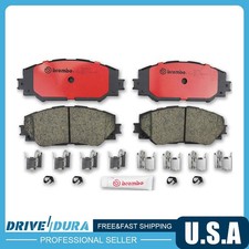 Brembo Front Disc Brake Pad Set Fits 2009-2013 Toyota Corolla Brembo Front Disc Brake Pad Set Fits 2009-2013 Toyota Corolla