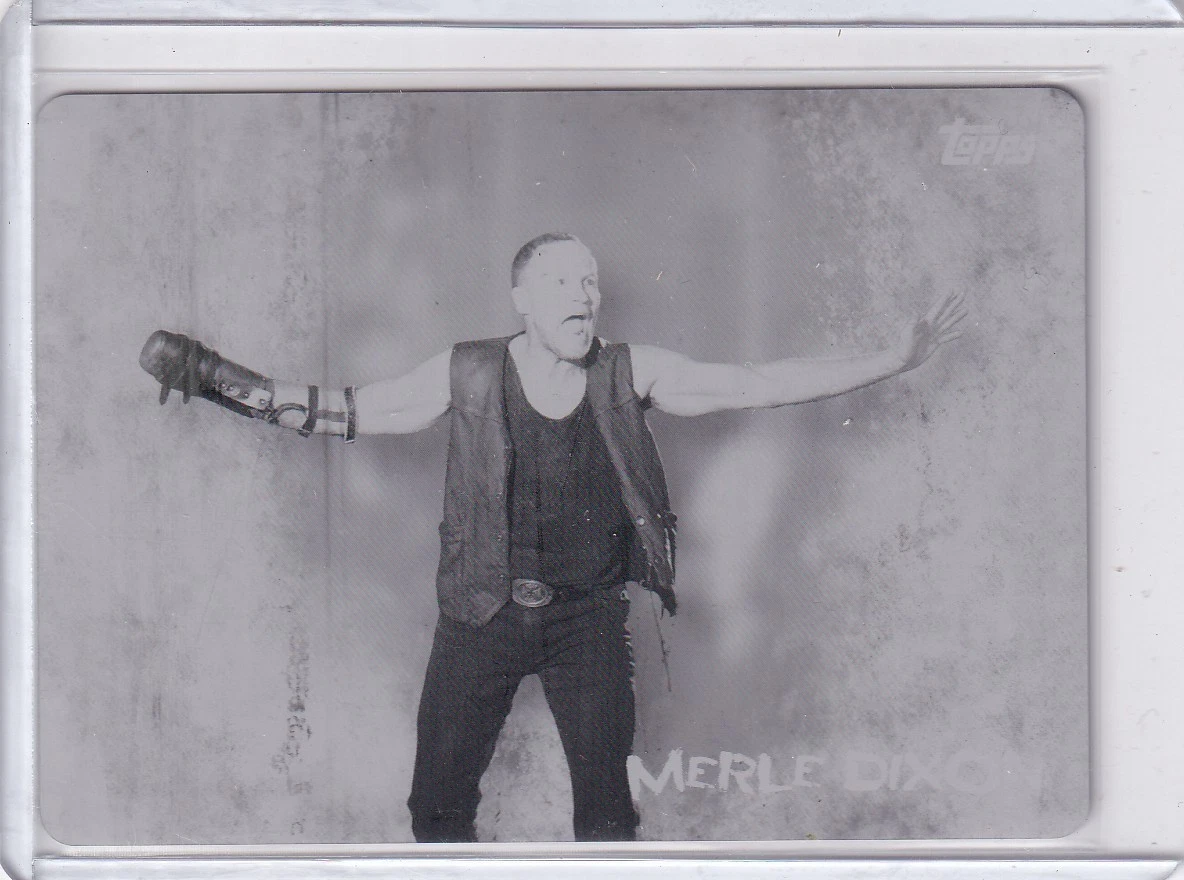 25+ The Walking Dead Collectable Trading Card Printing Plate for