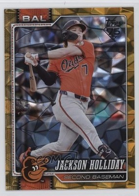 2026 Topps Series 1 Gold Diamante Foil 10/50 Jackson Holliday #92 1t7r