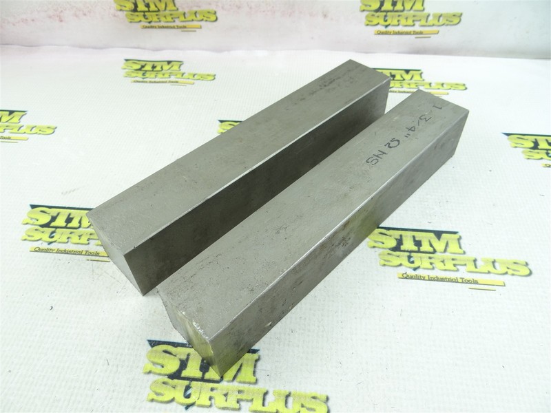 2PCS (17LBS) OF 17-4 STAINLESS STEEL BAR STOCK 1-3/4" X 1-3/4" X 10"