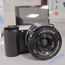 SONY Alpha a5000 Mirrorless Digital Camera 16-50mm Lens Flip Screen Black