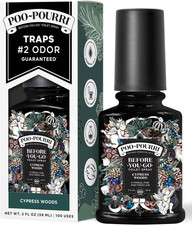 Poo-Pourri Before-You-Go Toilet Spray, Cypress Woods, 2 Fl Oz - Cypress, Pine an