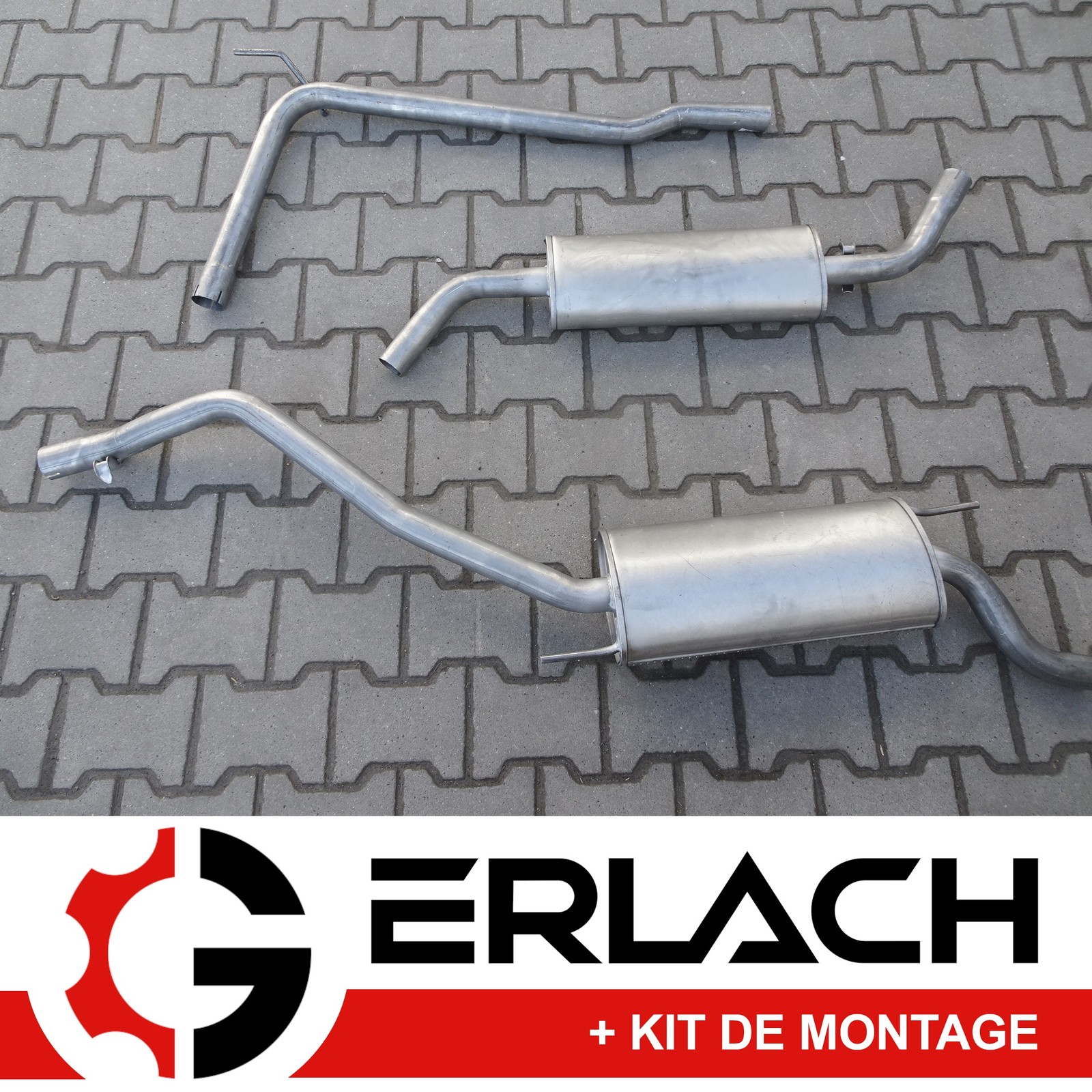 Silencieux d'échappement pour VW Transporter T4 1.9 2.4 D 2.0 empattement 2920mm