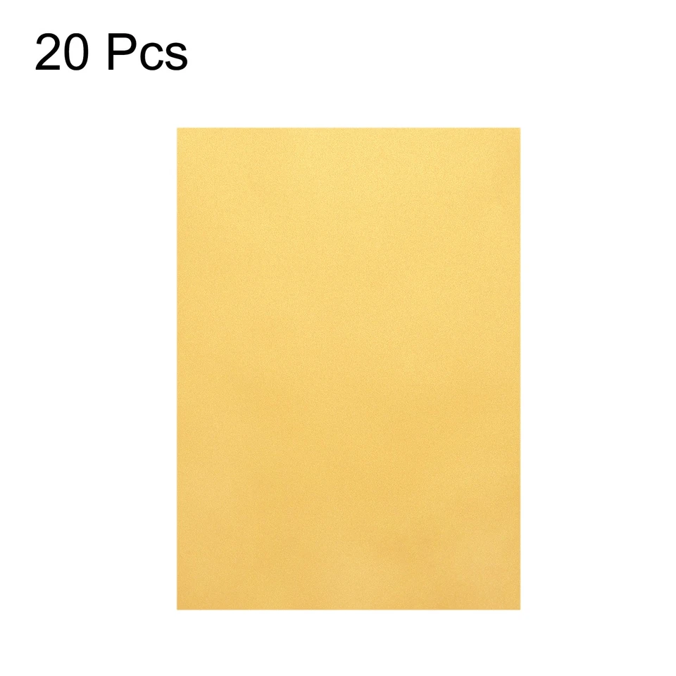 Colored Vellum Paper 20 Sheet Gold 8.3" x 5.9" Printable Vellum Paper - image 3 of 4
