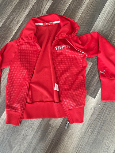 PUMA Scuderia Ferrari Red Zip-Up Jacket Size XS Official Licensed F1
