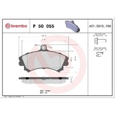 Satz Bremsbeläge Bremsklötze vorne für Smart Forfour 454 23943858