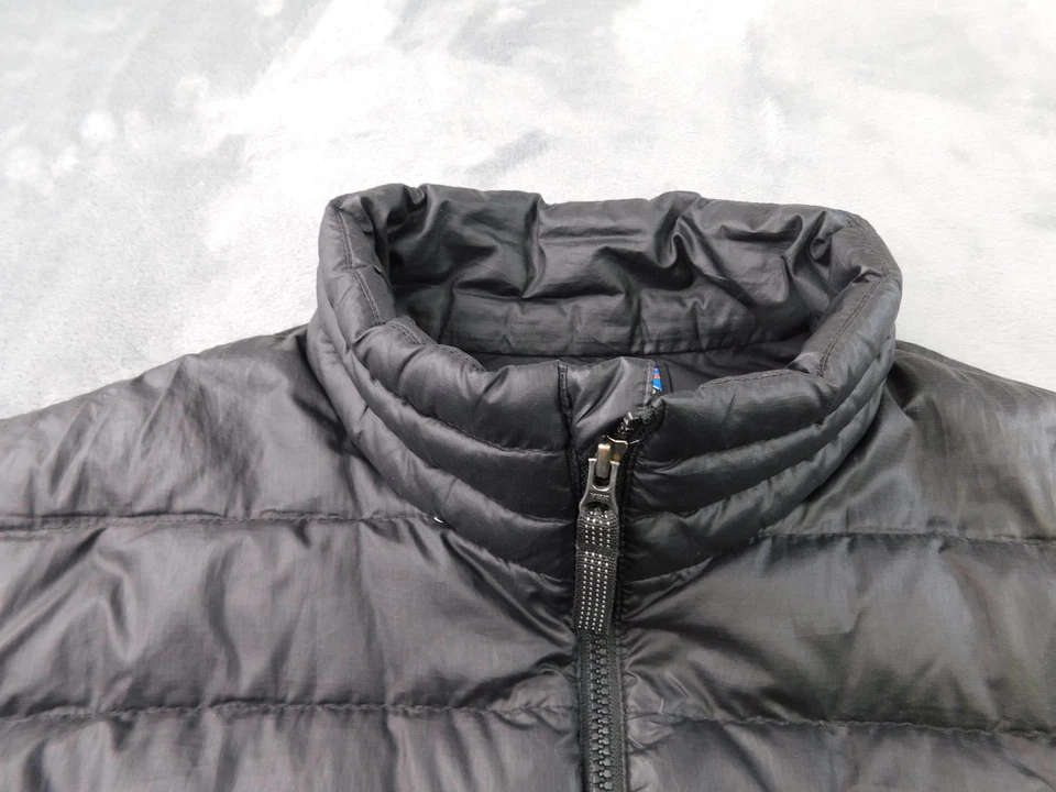 Chaqueta Patagonia Niños Grande 12 Negro Plumón Puffer Reciclado Duckdown Niños Invierno Foto 3 de 4