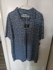 NWT 68 PGA Tour Pro Series Golf Polo Shirt Size Medium Blue/Purple Dots New