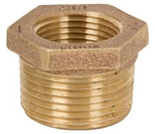 Smith-Cooper 36HB1004003L Reducing Bushing 1/2" x 3/8" Lead-Free Brass MPT/FPT
