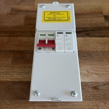 Wylex REC2MSPD 100a 2 Pole Switch And sPD In Metal Enclosure.