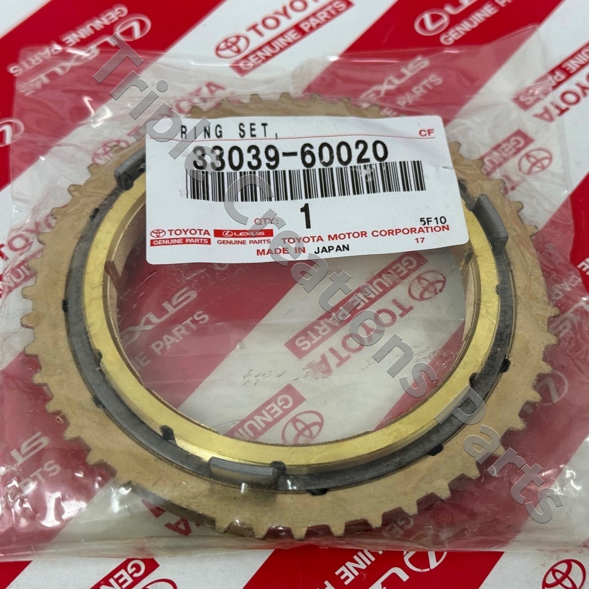 Genuine Toyota 33039-60020 Ring Set Synchronizer No.3 3303960020