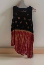 Chaps Petite July Multicolor Patriotic Red White Blue Women's Dress Size Medium