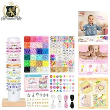 All-in-One 7500 Pcs Kids Bead Kit: Safe, Fun, and Creative Jewelry for Ages 4