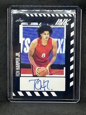 2023 Leaf Ink Auto #BA-RHJ Ron Harper Jr B8
