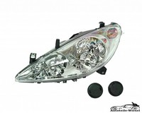 Hauptscheinwerfer Links Vorne FüR Peugeot 307 SW CC Break 00-09