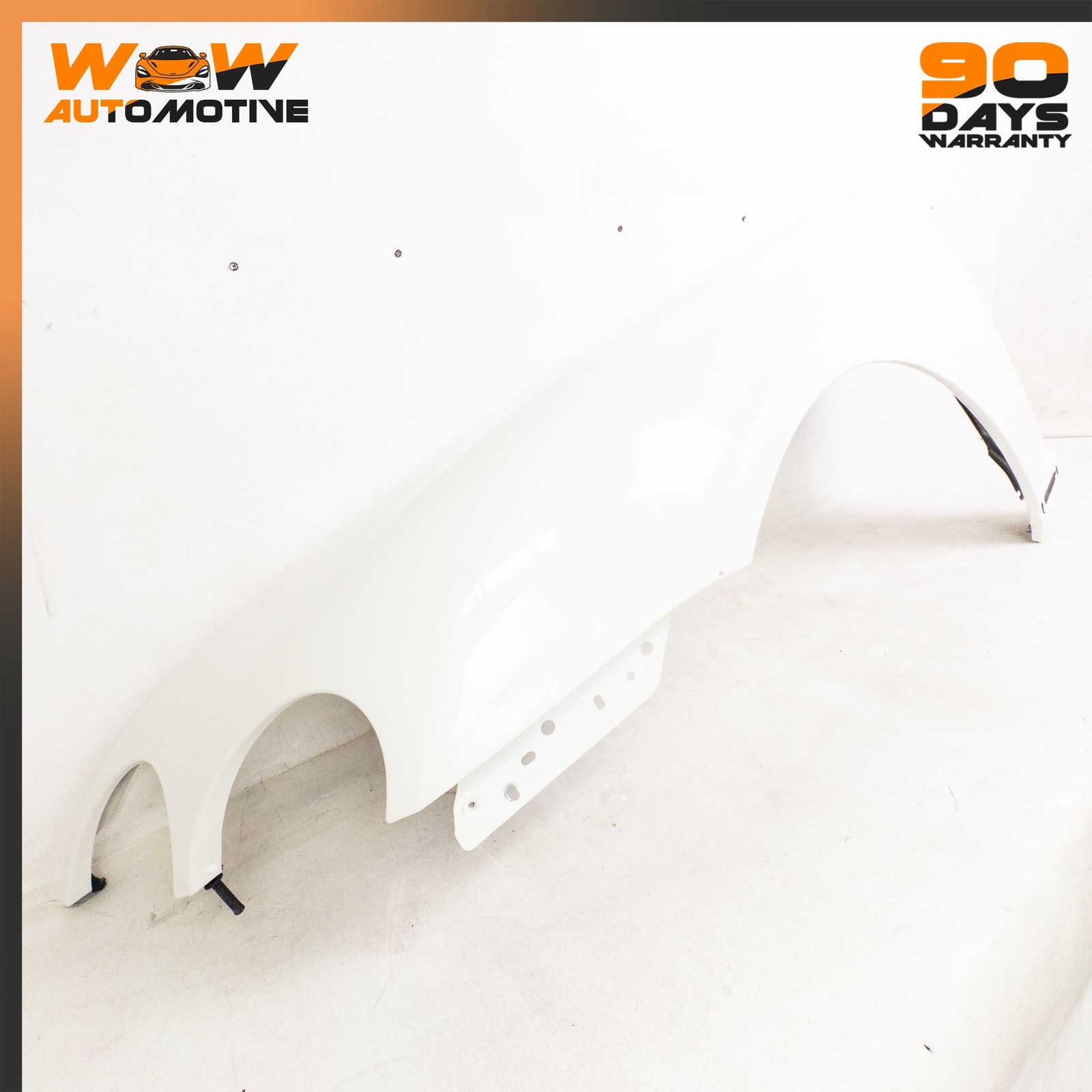 04-13 BENTLEY CONTINENTAL GTC FRONT LEFT DRIVER SIDE FENDER ASSEMBLY WHITE OEM