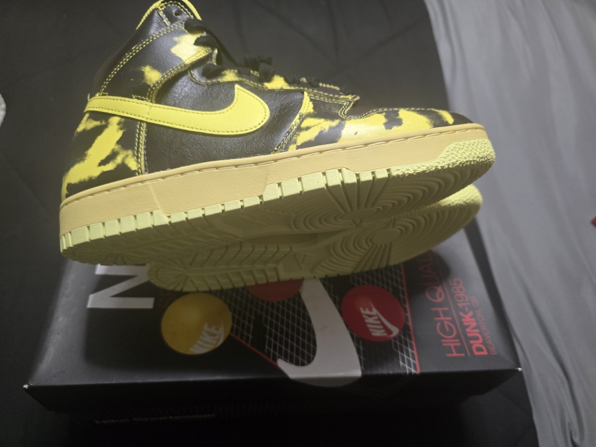 Nike Dunk High 1985 SP, Yellow Acid Wash. | eBay