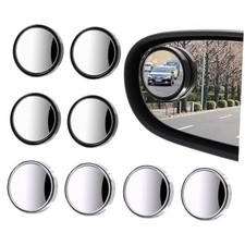 8 Pcs Blind Spot Mirrors for Car, 1.97    Round HD Convex Mirror, 360  Wide
