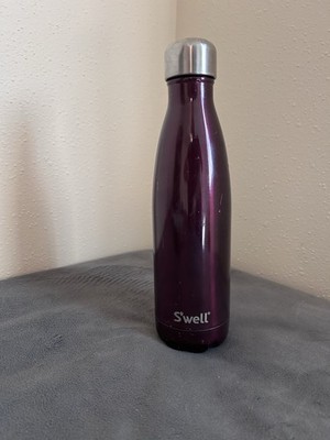 S'well Insulated Stainless Steel Bottle 17oz Purple Twist Lid Hand Wash