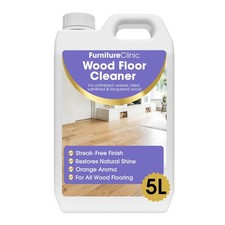 Wood Floor Cleaner - 5 Litres - Ready To Use & Quick Drying - Infused With Or... 5.36 per litre