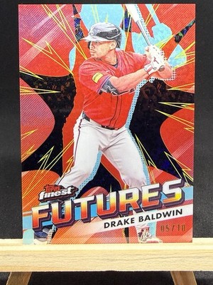 2026 Topps Finest - DRAKE BALDWIN - #FF-11 Futures Black Mini Diamond /10 Braves