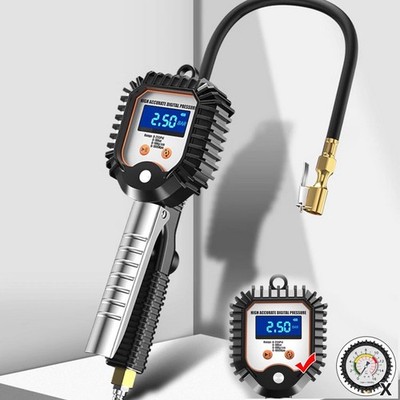 Digital Reifenfüllpistole 18Bar Luftdruckprüfer Druckluft Reifenfüller Manometer