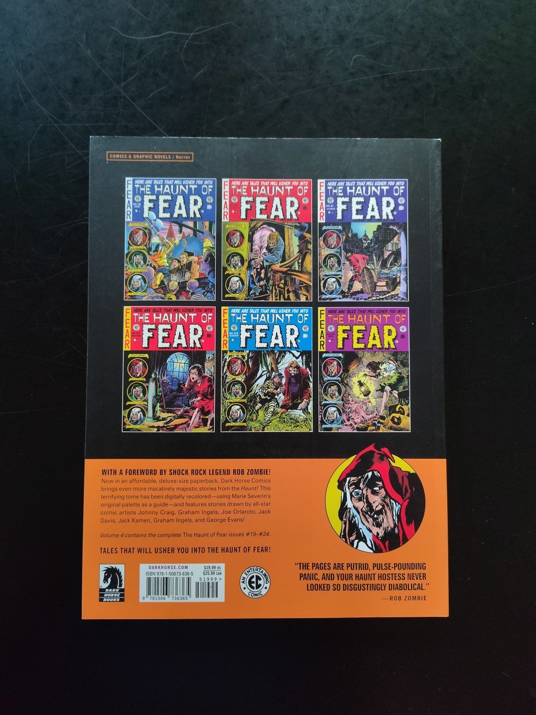 EC Archives: The Haunt of Fear vol 4 1st Dark Horse paperback 2024 Ingels Kamen