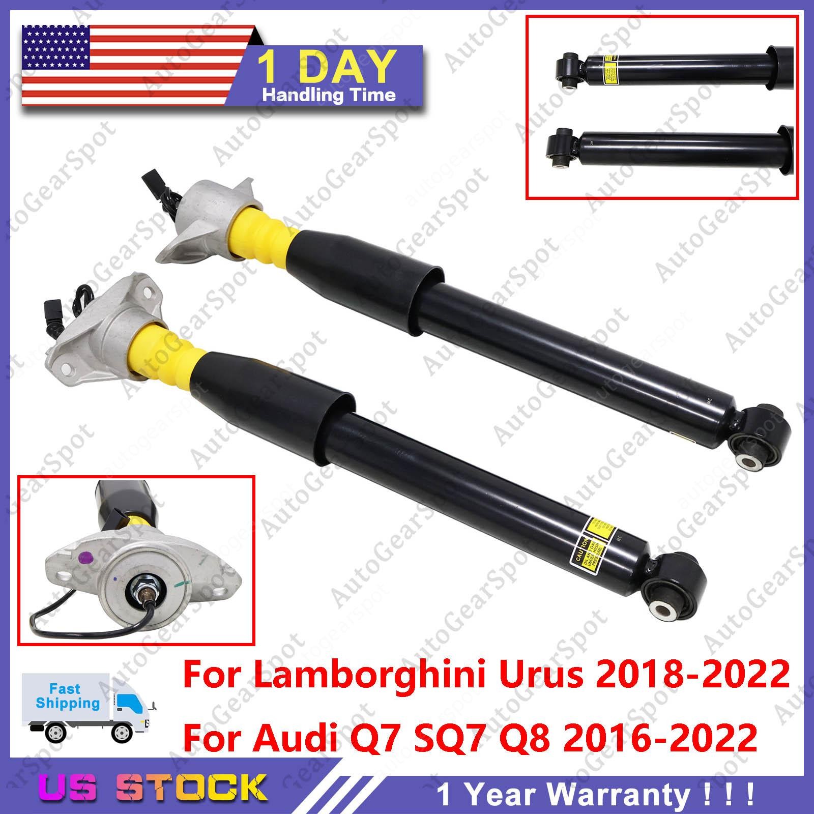 2PCS Rear Shock Struts Fits Audi Q7 SQ7 Q8 2016-2022 Lamborghini Urus 2018-2022