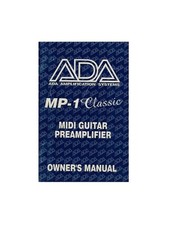 Ada Mp-1 Manuale Di Istruzioni In Inglese
