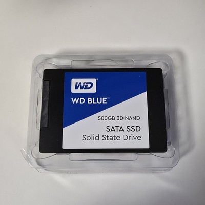 500 GB SSD WD Blue 3D NAND SATA Festplatte unbenutzt 2.5 Zoll