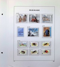 Belgium Modern Collection On Davo Album Pages Highly Complete MNH 1996-1997