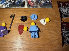 INCOMPLETE LEGO SETS Knights' Kingdom 8877 Vladek's Dark Fortress 8874 Minifigs