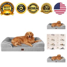 Orthopedic Extra Large Dog Bed Waterproof Washable Pet Bed 44 Inch