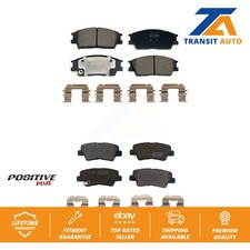 Front Rear Semi-Metallic Brake Pads Kit For Hyundai Venue Kia Soul KPF-100700