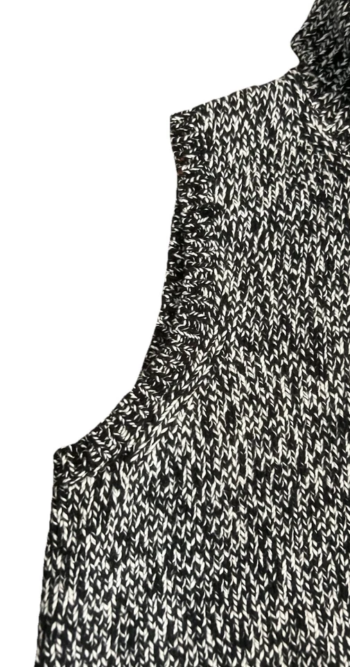 Chaleco Suéter Tejido Michael Kors Para Mujer Cuello Tortuga Academia Corpcore Años 90 XL Foto 3 de 4