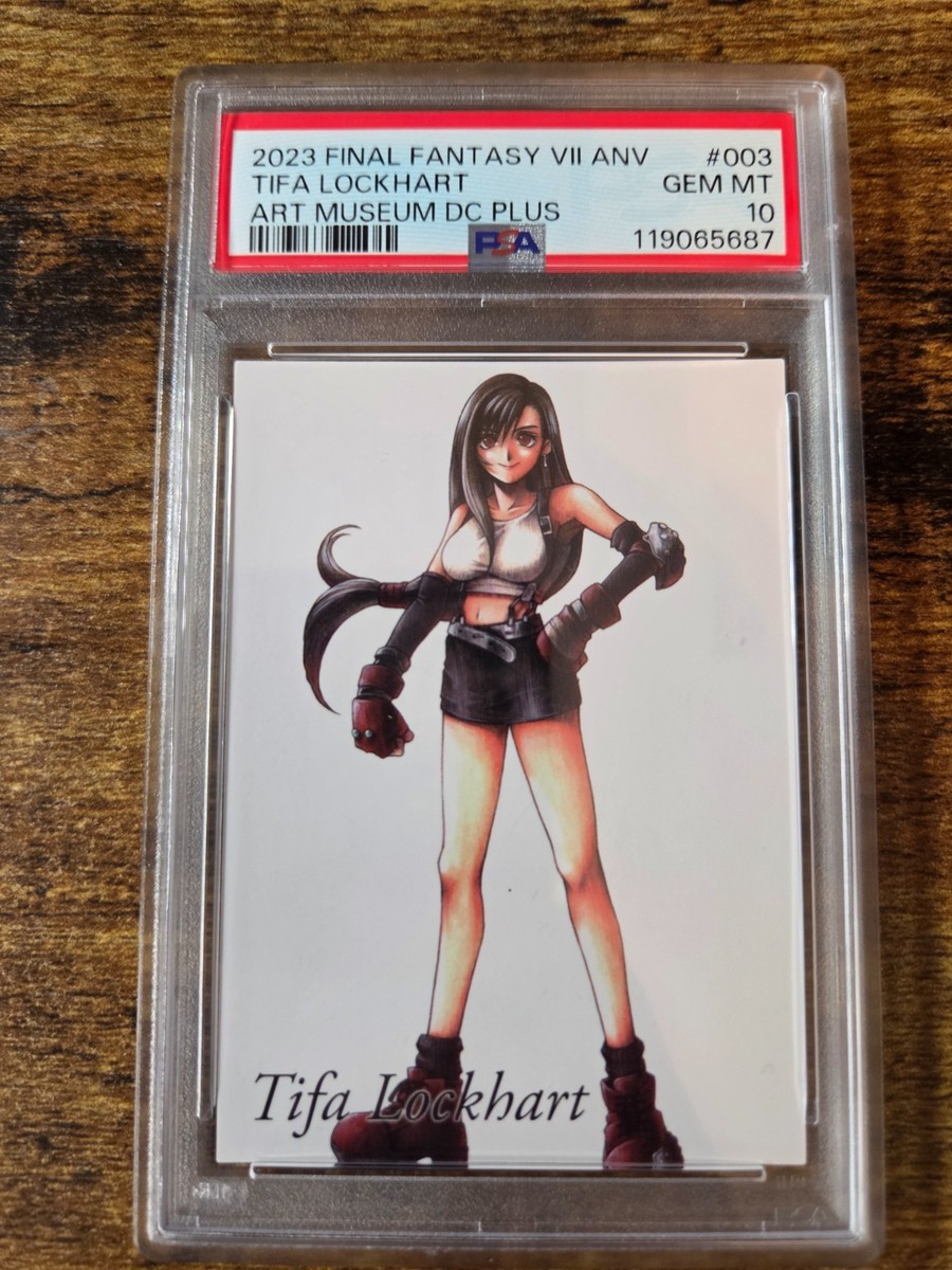 Final Fantasy VII Anniversary Art Museum Tifa Lockhart PSA 10 Gem