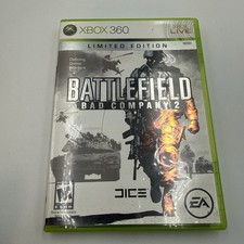 BATTLEFIELD Bad Company 2 LIMITED EDITION Xbox 360 CIB Complete Working